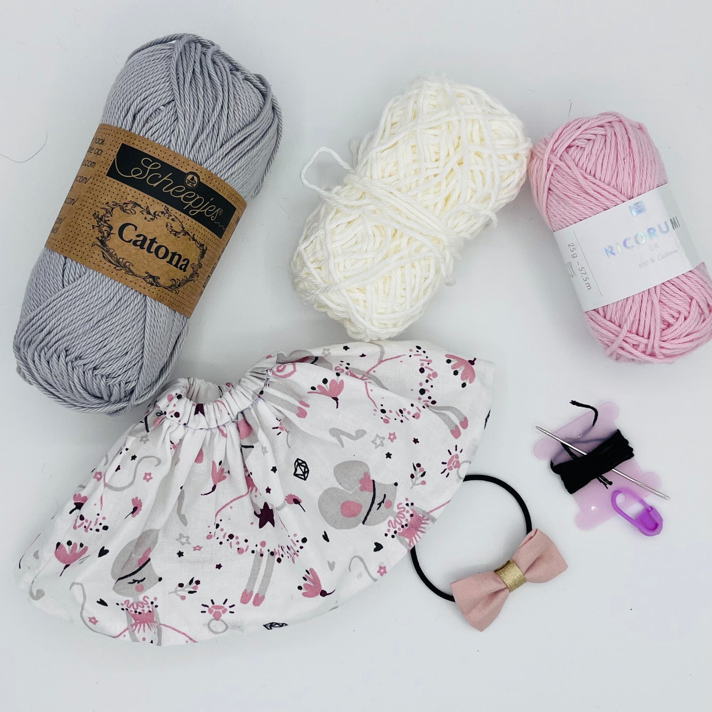 Emy la souris ballerine - Kit crochet